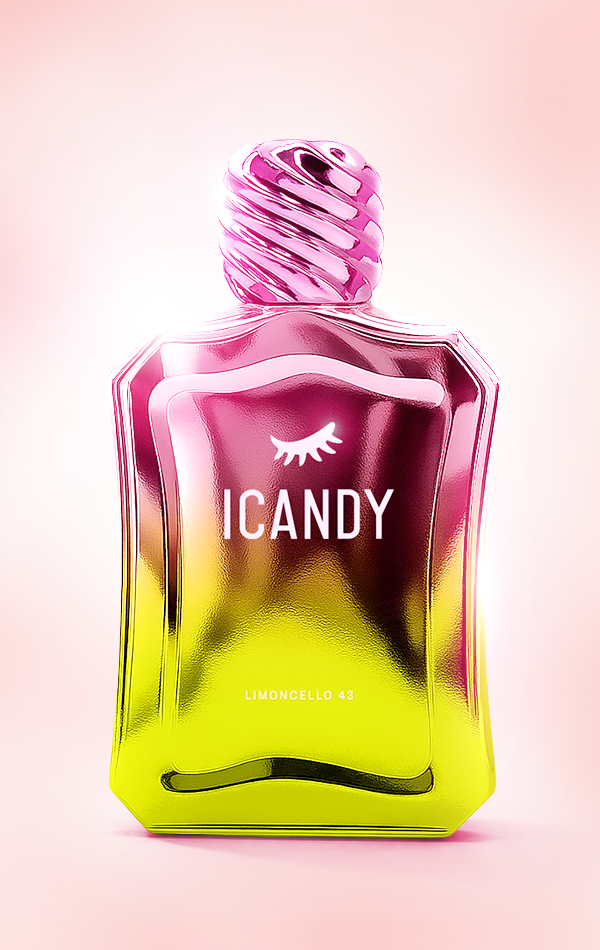 ICANDY Limoncello 43 Eau de Parfum 100ml bottle, citrus fragrance made in Dubai