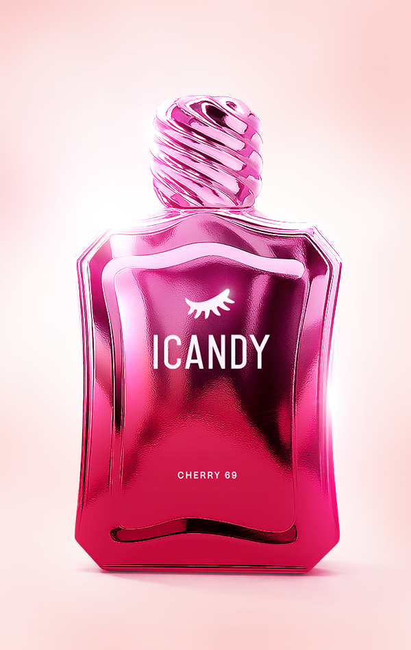 ICANDY Cherry Top Sundae 69 Eau de Parfum 100ml bottle, sweet fruity fragrance made in Dubai
