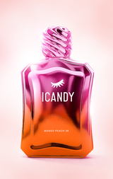 ICANDY Frozen Mango Peach 36 Eau de Parfum 100ml bottle, tropical fruity fragrance made in Dubai