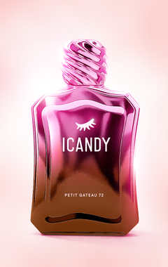 ICANDY Chocolate Petit Gâteau 72 Eau de Parfum 100ml bottle, chocolate gourmand fragrance made in Dubai