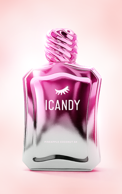 ICANDY Pineapple Coconut Cake 84 Eau de Parfum 100ml bottle, tropical gourmand fragrance made in Dubai