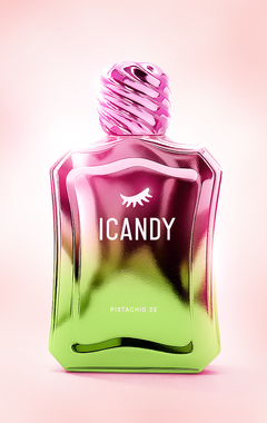 ICANDY Pistachio 33 Eau de Parfum 100ml bottle, nutty gourmand fragrance made in Dubai