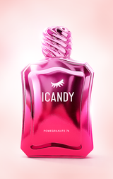 ICANDY Pomegranate 74 Eau de Parfum 100ml bottle, fruity fragrance made in Dubai