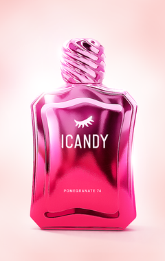 ICANDY Pomegranate 74 Eau de Parfum 100ml bottle, fruity fragrance made in Dubai