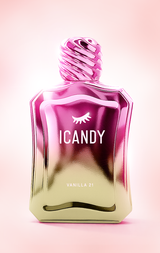 ICANDY Vanilla Milkshake 21 Eau de Parfum 100ml bottle, sweet gourmand fragrance made in Dubai